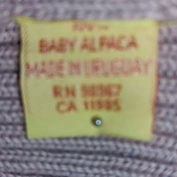 CATHERINE MALANDRINO KNIT TANK LACEY/SOLID MIXED MEDIA ALPACA DUSTY ROSE MEDIUM - Picture 5 of 9